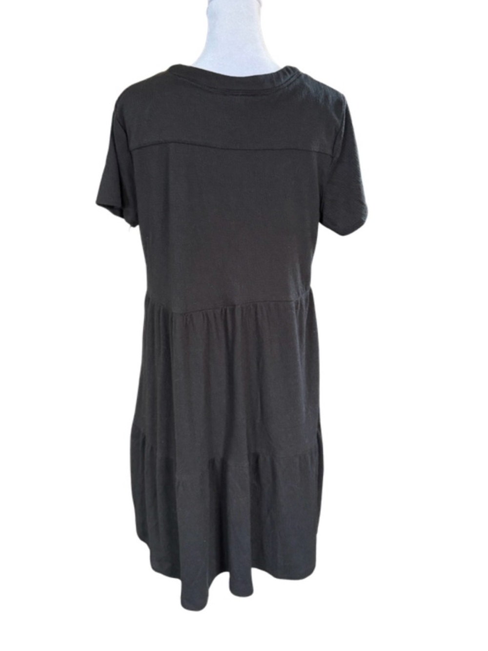 Knox Rose Black Tiered Mini Dress - Picture 2 of 3